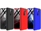 Xiaomi Redmi Note 8 Pro - Kılıf Parmak izi Yapmayan 3 Parça Ays Kapak - 6