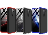 Xiaomi Redmi Note 8 Pro - Kılıf Parmak izi Yapmayan 3 Parça Ays Kapak - 4