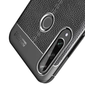 Huawei P40 Lite E - Kılıf Auto Focus Karbon Niss Silikon Kapak - 6