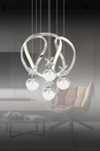 Eray Aydınlatma 1688-50 KR 4 Toplu Krom Led Avize - 1