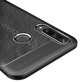 Huawei P40 Lite E - Kılıf Auto Focus Karbon Niss Silikon Kapak - 5