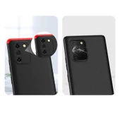 Samsung Galaxy A91 (S10 Lite) - Kılıf Parmak izi Yapmayan 3 Parça Ays Kapak - 5