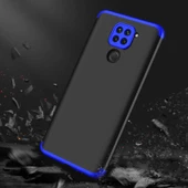 Xiaomi Redmi Note 9 - Kılıf Parmak izi Yapmayan 3 Parça Ays Kapak - 6