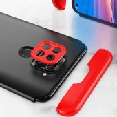 Xiaomi Redmi Note 9 - Kılıf Parmak izi Yapmayan 3 Parça Ays Kapak - 2