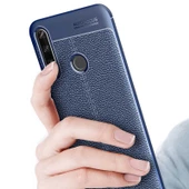 Huawei P40 Lite E - Kılıf Auto Focus Karbon Niss Silikon Kapak - 2