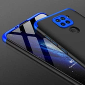 Xiaomi Redmi Note 9 - Kılıf Parmak izi Yapmayan 3 Parça Ays Kapak - 5