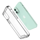 Apple iPhone 12 - Kılıf Şeffaf Sert Koruyucu Gard Silikon - 5