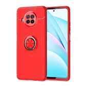 Xiaomi Redmi Note 9 Pro 5G - Kılıf Yüzüklü Karbon Ravel Silikon Kapak - 1