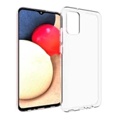 Samsung Galaxy A02S - Kılıf Şeffaf Soft Slim Fitt Süper Silikon Kapak - 1