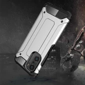 Xiaomi Poco F3 - Kılıf Çift Katman Zırh Tank Crash Military Kapak - 7