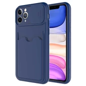 Apple iPhone 11 Pro Max - Kılıf Slayt Sürgülü Kart Bölmeli ​Kartix Kapak - 1