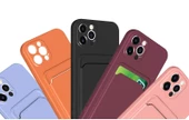 Apple iPhone 12 Pro Max - Kılıf Kamera Korumalı Kart Bölmeli Ofix Kapak - 2