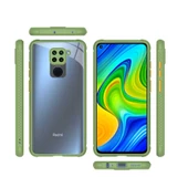 Xiaomi Redmi Note 9 - Kılıf ​​Arkası Şeffaf Sert Kaff Kapak - 2