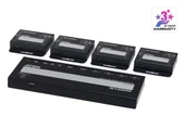 ATEN - VS1824KIT 4-Port 4K HDMI Cat 6 Splitter with Receivers - 1