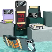 Samsung Galaxy Z Flip 3 - Kılıf Koruyucu Kılıf Flio Kıpta Kapak - 5