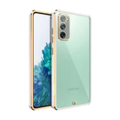 Samsung Galaxy S20 FE - Kılıf Koruyucu Voit Clear Tatlı Sert Silikon Kapak - 1