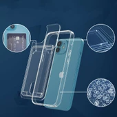 Apple iPhone 11 - Kılıf Kartvizit Bölmeli Şeffaf Sert Ensa Kapak - 7