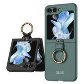Samsung Galaxy Z Flip 5 - Kılıf Koruyucu Kıpta Yüzüklü Flip Sert Kapak - 6