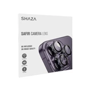 SHAZA Iphone 16 Pro / 16 Pro Max İle Uyumlu Darbeye Dayanıklı Mekanizmalı Safir Kamera Lens Koruyucu Gri - 2