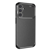 Samsung Galaxy A15 - Kılıf Auto Focus Karbon Negro Silikon Kapak - 1