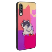 Samsung Galaxy A50 - Kılıf Parlayan Kabartmalı İkonik Figürlü Amas Silikon Kapak - 4