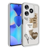 Tecno Spark 10C - Kılıf Kamera Korumalı Baskılı Arka Yüzey Klas Kapak - 1