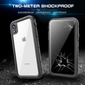 Apple iPhone XR 6.1 - Kılıf 360 Korumalı 1-1 Su Geçirmez Kılıf - 4