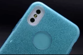 Apple iPhone X - Kılıf Simli Koruyucu Shining Silikon - 3