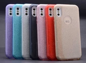 Apple iPhone X - Kılıf Simli Koruyucu Shining Silikon - 4