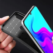 Huawei Honor 8A - Kılıf Auto Focus Karbon Negro Silikon Kapak - 3