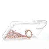 Samsung Galaxy A51 - Kılıf Yüzüklü Simli Sıvılı Milce Kapak thumbnail 3