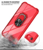 Apple iPhone SE 2020 - Kılıf Yüzüklü Arkası Şeffaf Koruyucu Mola Kapak thumbnail 8