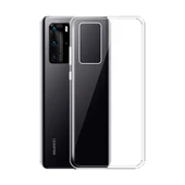 Huawei P40 - Kılıf Şeffaf Soft Slim Fitt Süper Silikon Kapak thumbnail 1