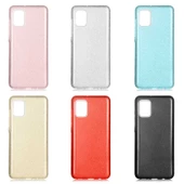 Samsung Galaxy A31 - Kılıf Simli Koruyucu Shining Silikon thumbnail 2