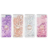 Apple iPhone 7 - Kılıf Yüzüklü Simli Sıvılı Milce Kapak thumbnail 2