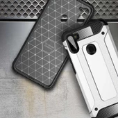 Samsung Galaxy M11 - Kılıf Çift Katman Zırh Tank Crash Military Kapak thumbnail 6