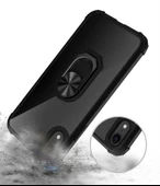 Apple iPhone XR 6.1 - Kılıf Yüzüklü Arkası Şeffaf Koruyucu Mola Kapak thumbnail 6