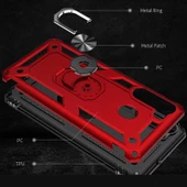 Samsung Galaxy A21 - Kılıf Yüzüklü Zırh Tank Vega Kapak thumbnail 8