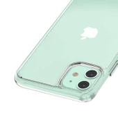 Apple iPhone 11 - Kılıf Sert Cam Gibi Şeffaf Koruyucu Coss Kapak - 3