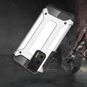 Huawei P40 - Kılıf Çift Katman Zırh Tank Crash Military Kapak thumbnail 3