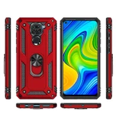 Xiaomi Redmi Note 9 - Kılıf Yüzüklü Zırh Tank Vega Kapak thumbnail 7