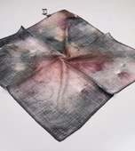 Bonjela Desenli Soft El Dikişli Eşarp -Desen-44 - Renk-03-56 - 1