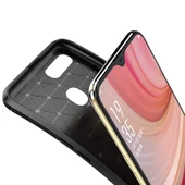 Oppo A12 - Kılıf Auto Focus Karbon Negro Silikon Kapak thumbnail 3