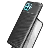 Oppo Reno 4 Lite - Kılıf Auto Focus Karbon Negro Silikon Kapak thumbnail 2