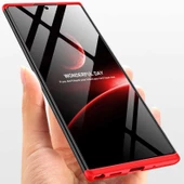 Samsung Galaxy Note 20 Ultra - Kılıf Parmak izi Yapmayan 3 Parça Ays Kapak - 4