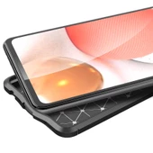 Samsung Galaxy A72 - Kılıf Auto Focus Karbon Niss Silikon Kapak thumbnail 4