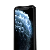 Apple iPhone 11 - Kılıf Karbon Fiber Tasarımlı İnoks Kapak thumbnail 2