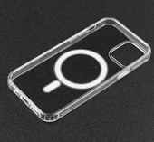 Apple iPhone 11 Pro - Kılıf Wireless Şarj Özellikli Şeffaf Sert Koruyucu Tacsafe Kapak - 4