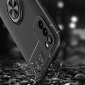 Xiaomi Poco M3 - Kılıf Yüzüklü Karbon Ravel Silikon Kapak thumbnail 8