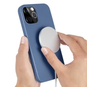 Apple iPhone 12 Pro - Kılıf Kablosuz Şarj Destekli Silksafe Magsafe Kapak thumbnail 2